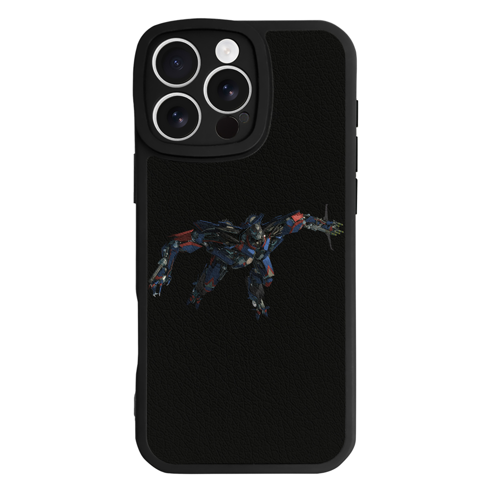 （画像用） Transformers トランスフォーマー 【iPhone 16シリーズ対応】シリコンスマホケース（レザー調） 材質：シリコン